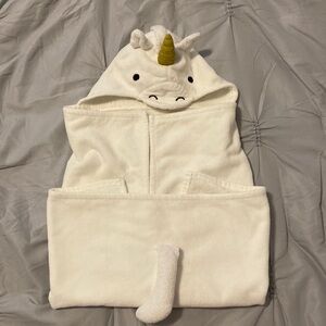 Unicorn newborn towel